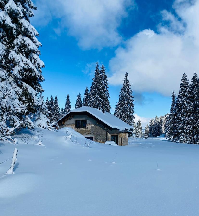 Hotel La Loge De La Dolarde - Chambre Nord-Est Prémanon Exterior foto